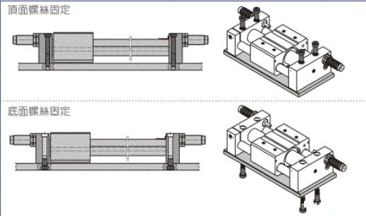 airtac气缸安装结构图和airtac气缸型号技术参数