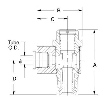 管式直角单向阀是一种高效流体控制元件
